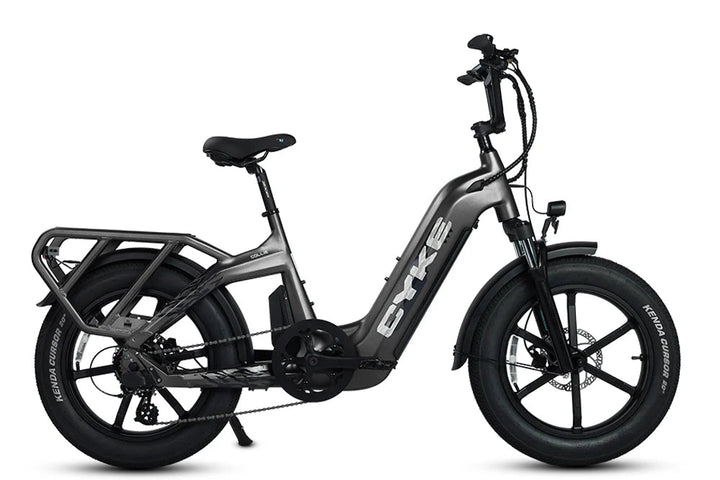 CYKE Collie Cargo Ebike Cargo Electric Bikes Space Gray 7