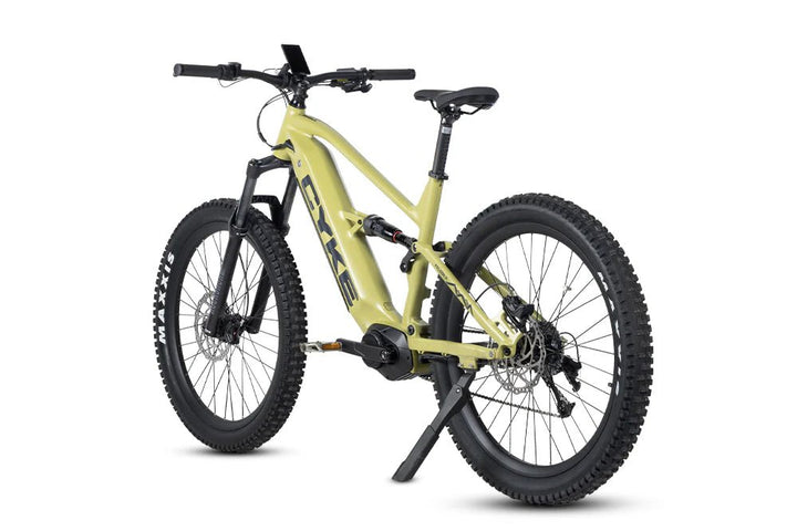 CYKE Falcon A Full Suspension Mountain E-bike Full Suspension Electric Bikes Dark Blue 10