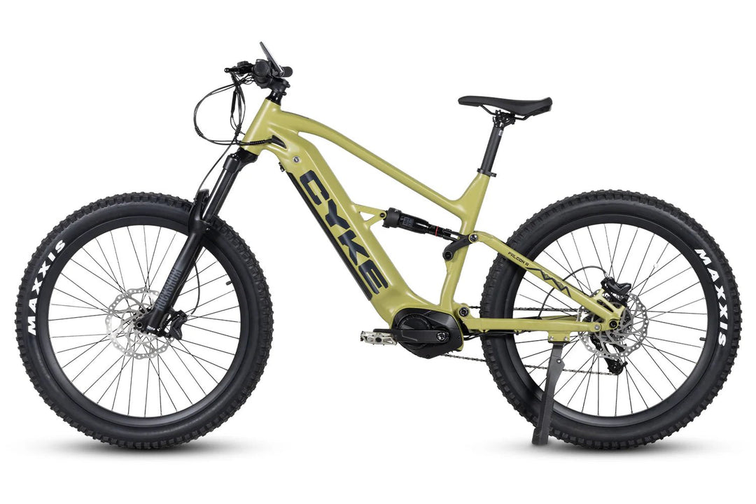 CYKE Falcon A Full Suspension Mountain E-bike Full Suspension Electric Bikes Dark Blue 9