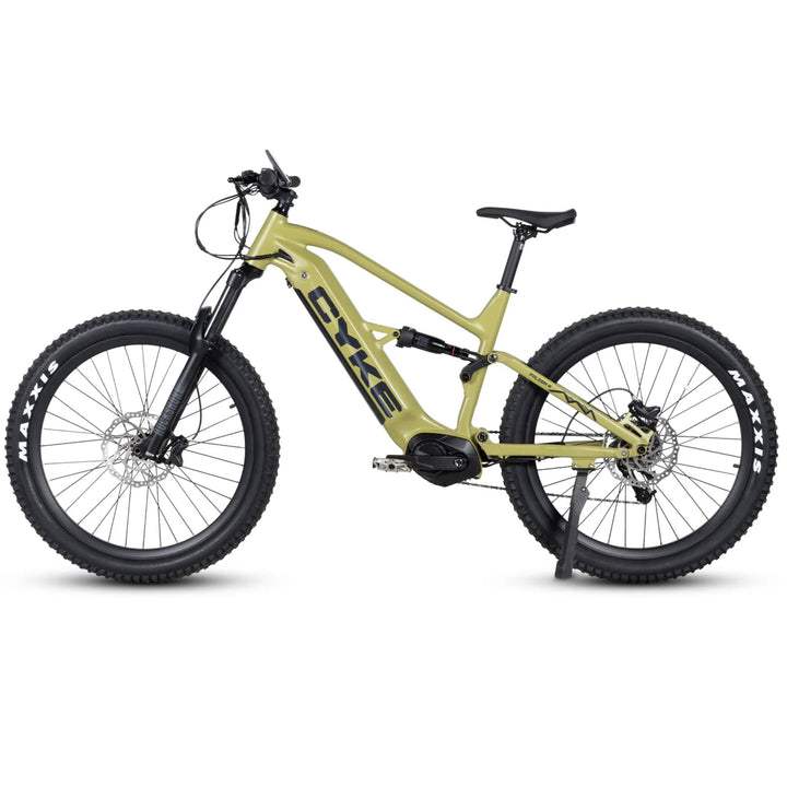 CYKE Falcon A Full Suspension Mountain E-bike Full Suspension Electric Bikes Dark Blue 7