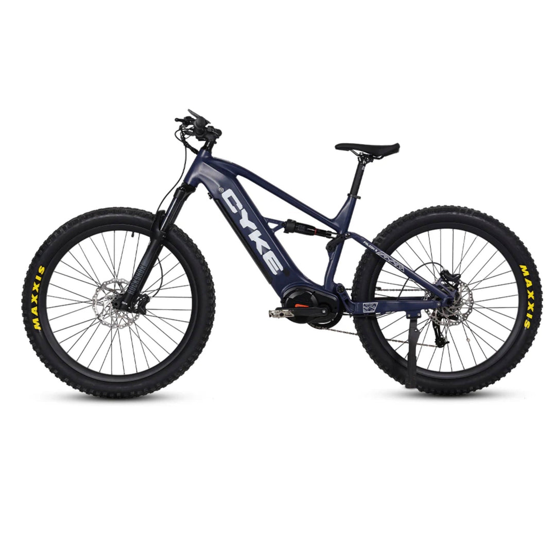 CYKE Falcon S Full Suspension Mountain E-bike Full Suspension Electric Bikes Dark Blue 1