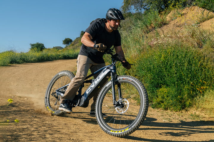 CYKE Falcon S Full Suspension Mountain E-bike Full Suspension Electric Bikes Flame Orange 12