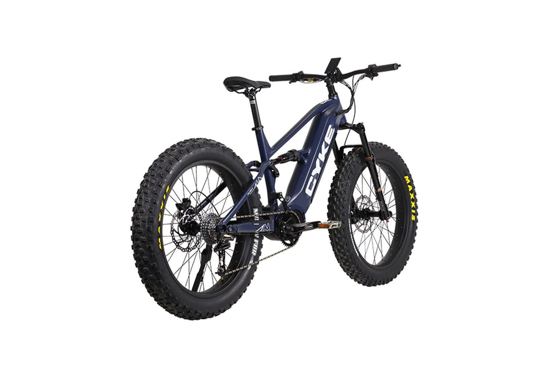 CYKE Falcon X Full Suspension Mountain E-Bike Full Suspension Electric Bikes Desert Yellow 11