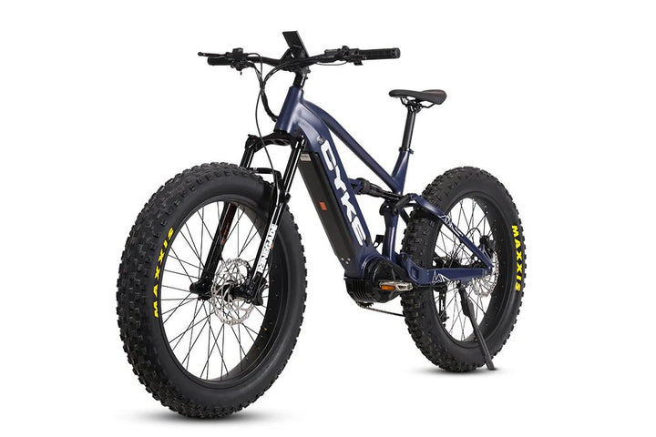 CYKE Falcon X Full Suspension Mountain E-Bike Full Suspension Electric Bikes Desert Yellow 4