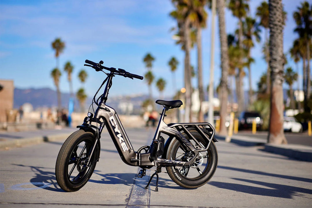 CYKE Grizzly Foldable Ebike Folding Electric Bikes Space Gray 13