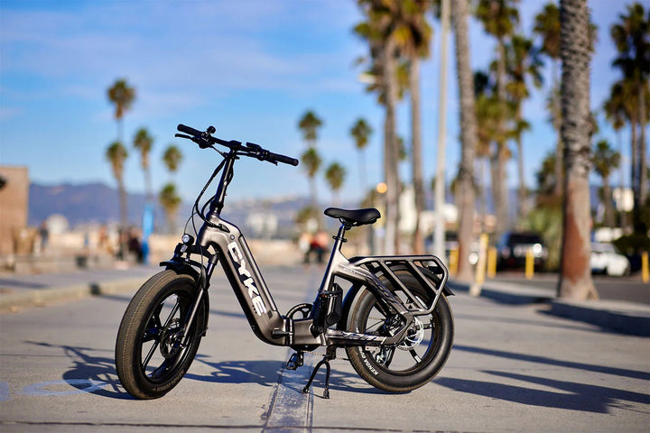 CYKE Grizzly Foldable Ebike Folding Electric Bikes Space Gray 13