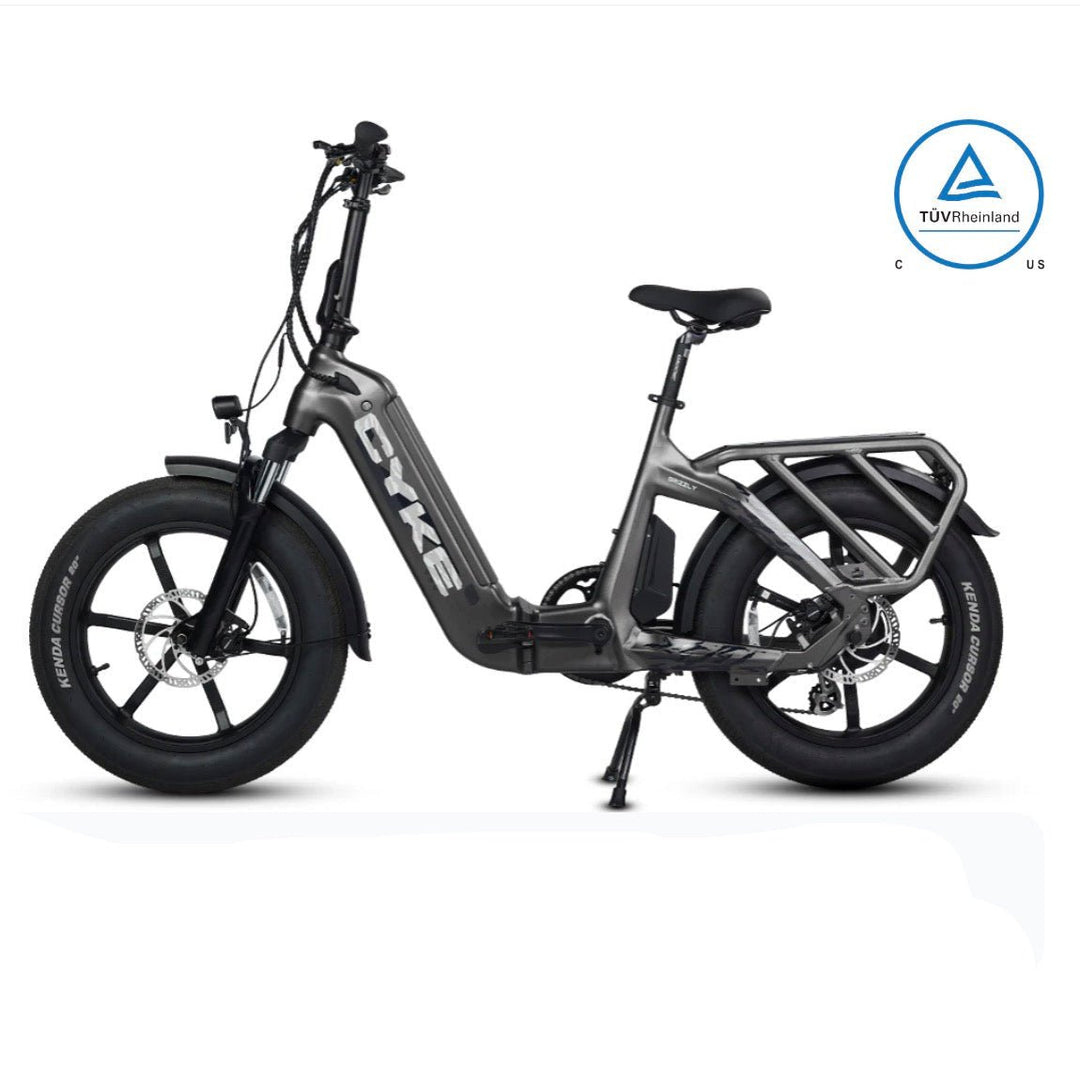 CYKE Grizzly Foldable Ebike Folding Electric Bikes Space Gray 2