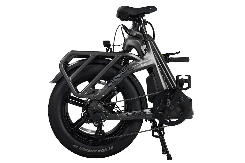 CYKE Grizzly Foldable Ebike Folding Electric Bikes Space Gray 12