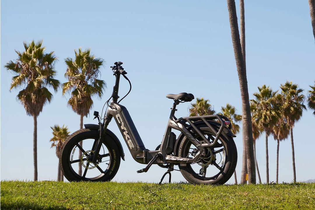 CYKE Grizzly Foldable Ebike Folding Electric Bikes Space Gray 14