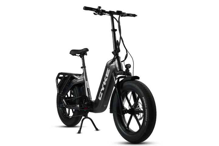 CYKE Grizzly Foldable Ebike Folding Electric Bikes Space Gray 11