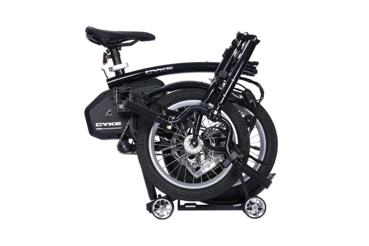 CYKE Kingfisher Mid-Drive Folding eBike Folding Electric Bikes Black 6