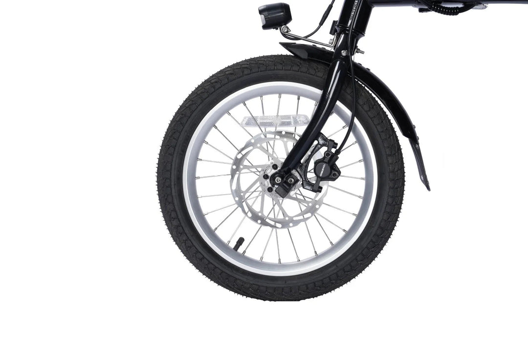 CYKE Kingfisher Mid-Drive Folding eBike Folding Electric Bikes Black 12