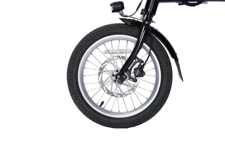 CYKE Kingfisher Mid-Drive Folding eBike Folding Electric Bikes Black 12