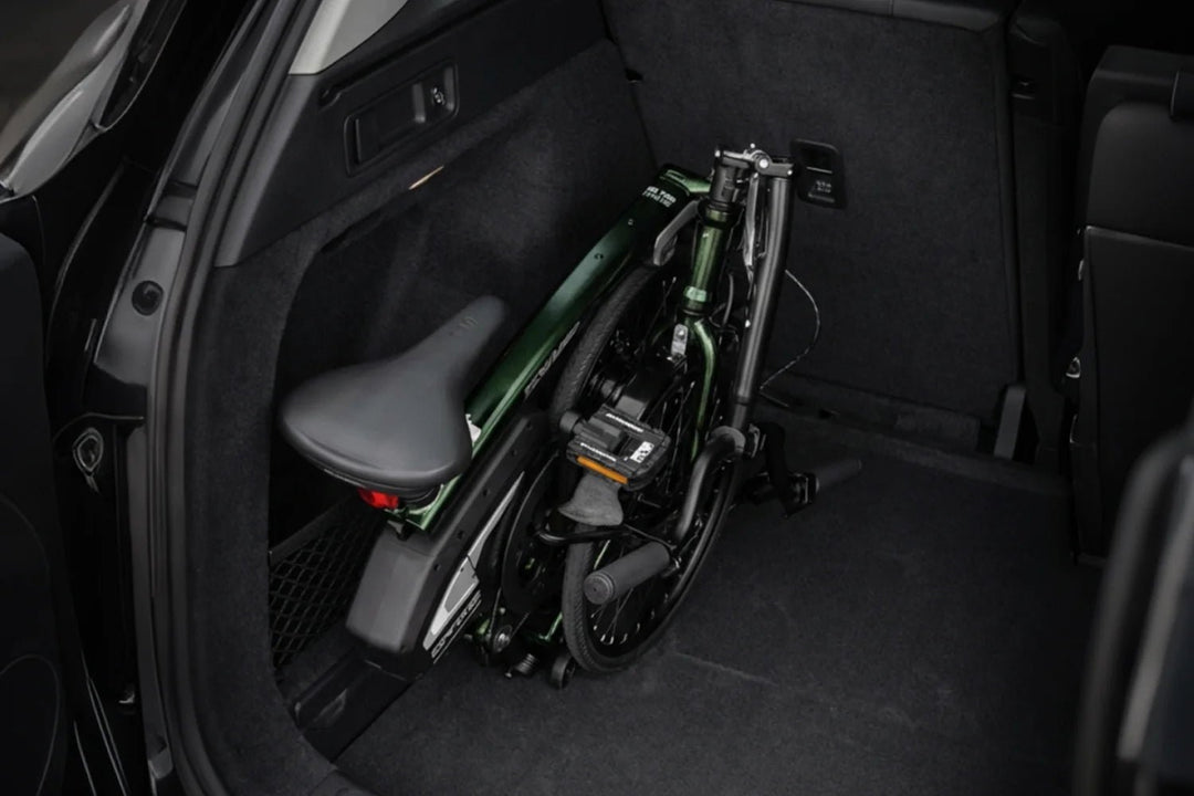 CYKE Kingfisher Mid-Drive Folding eBike Folding Electric Bikes Black 16