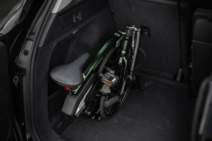 CYKE Kingfisher Mid-Drive Folding eBike Folding Electric Bikes Black 16
