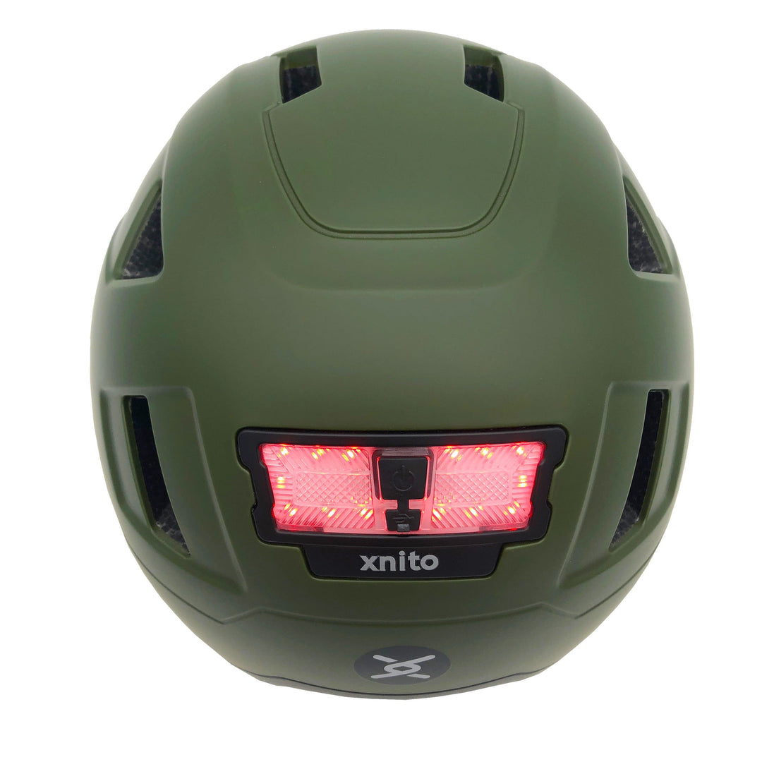 Durable E-Bike Helmet for Class 3 E-Vehicles Moss 3