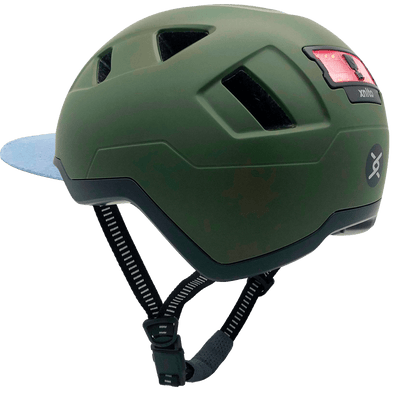 Durable E-Bike Helmet for Class 3 E-Vehicles Moss 1