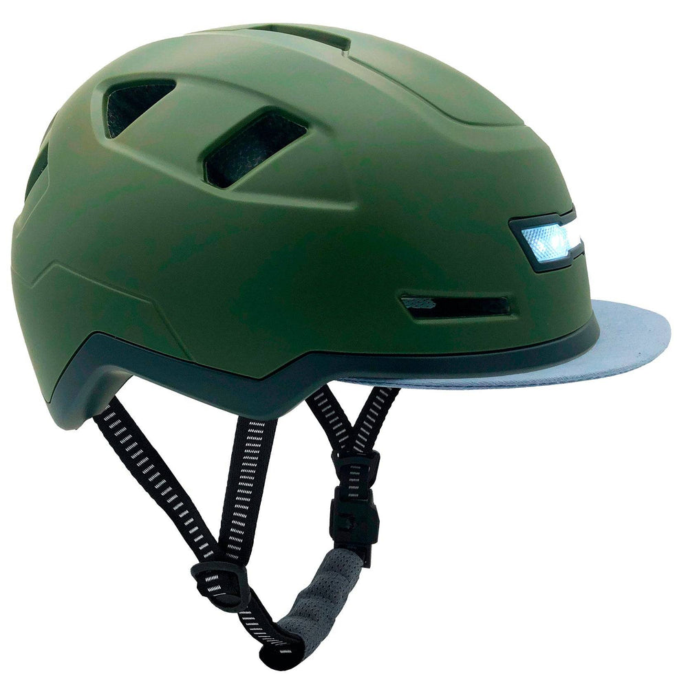Durable E-Bike Helmet for Class 3 E-Vehicles Moss 2