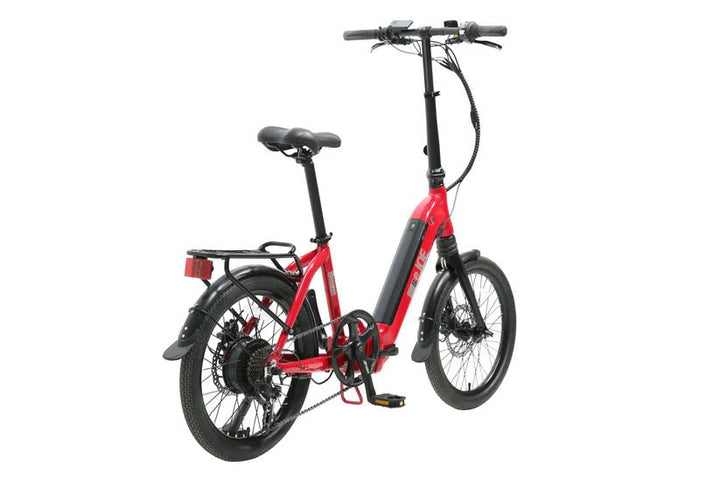 e-JOE| EPIK SWAN Folding Step-Thru 48V 11AH 500W Electric Bike Folding Electric Bikes Red 16