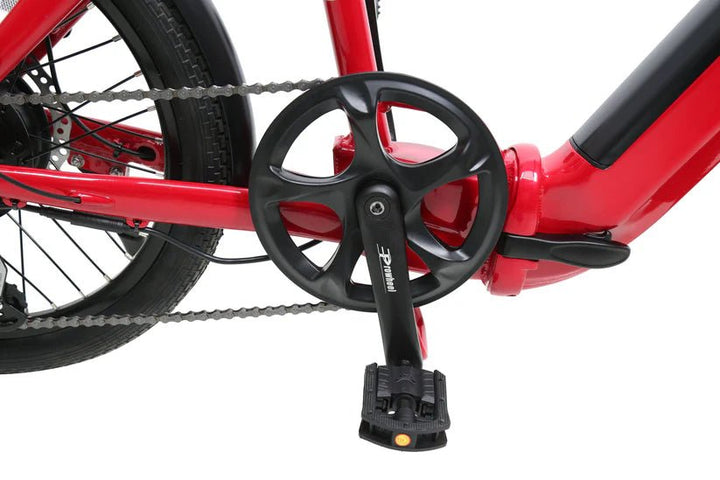 e-JOE| EPIK SWAN Folding Step-Thru 48V 11AH 500W Electric Bike Folding Electric Bikes Red 20