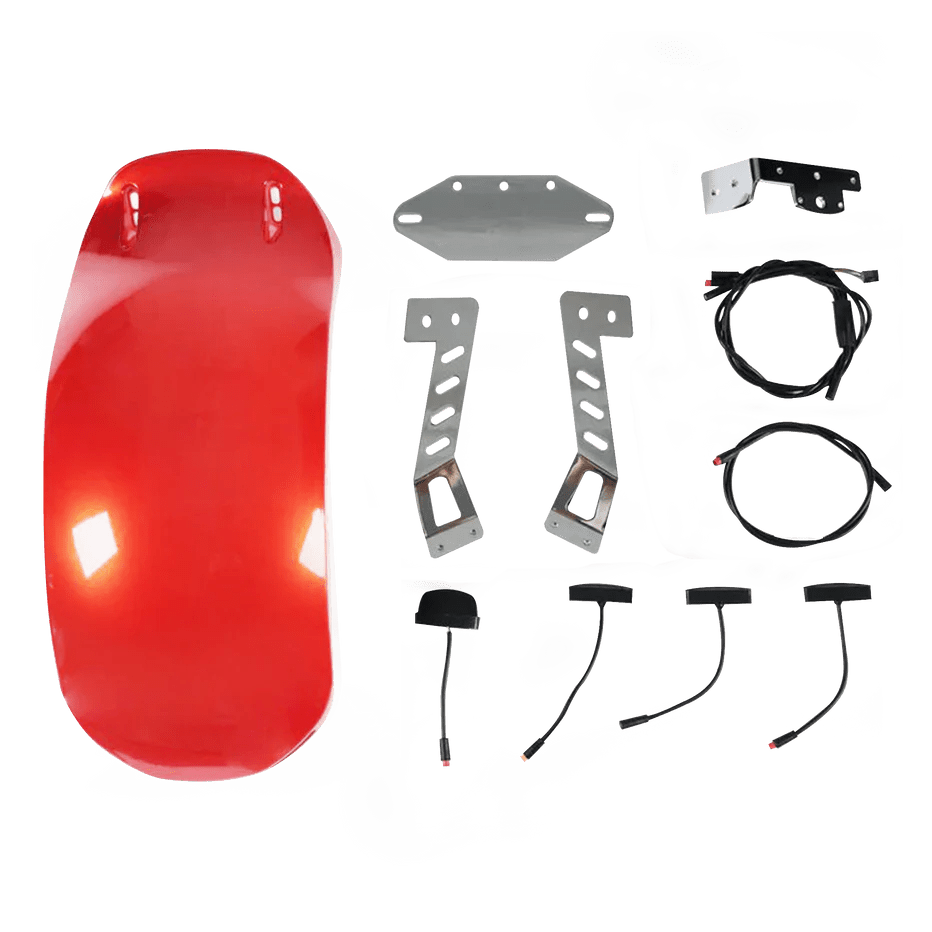 Eahora Customized Rear Fender Kit Bike Accessories Diamond Red 1