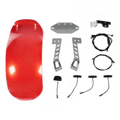 Eahora Customized Rear Fender Kit Bike Accessories Diamond Red 1