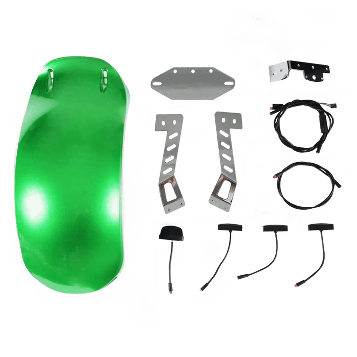 Eahora Customized Rear Fender Kit Bike Accessories Diamond Apple Green 3