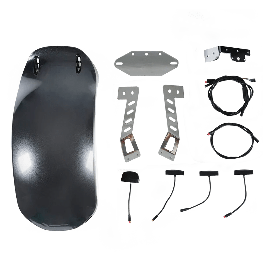 Eahora Customized Rear Fender Kit Bike Accessories Diamond Black 4