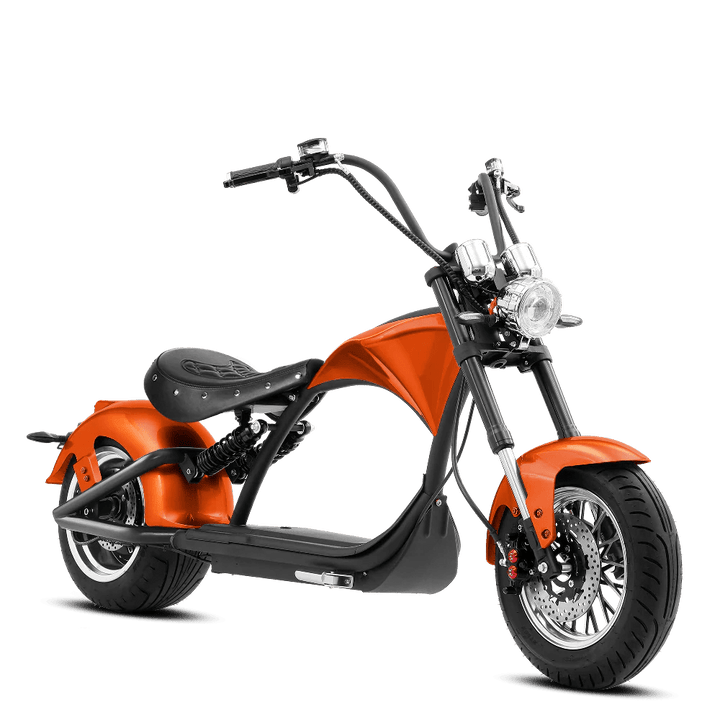 Eahora Emars M1P 60V 2000W Fat Tire Moped Scooter 37MPH Chopper Style Chopper Electric Scooters ORANG 22