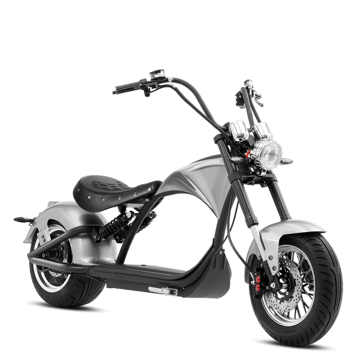Eahora Emars M1P 60V 2000W Fat Tire Moped Scooter 37MPH Chopper Style Chopper Electric Scooters RED 3