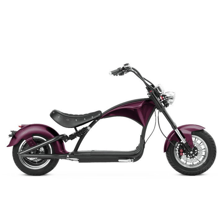 Eahora Emars M1P 60V 2000W Fat Tire Moped Scooter 37MPH Chopper Style Chopper Electric Scooters PURPLE 8