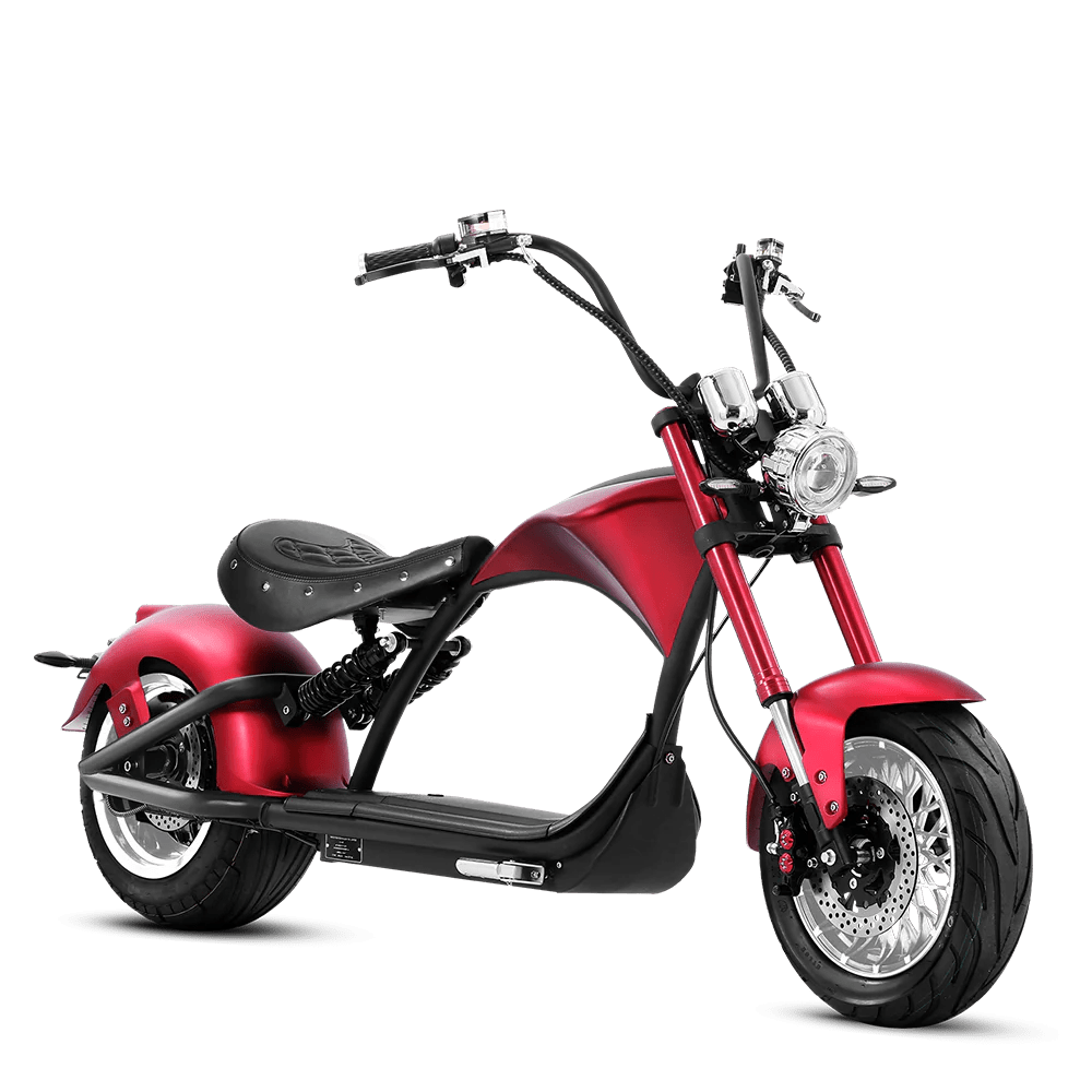 Eahora Emars M1P 60V 2000W Fat Tire Moped Scooter 37MPH Chopper Style Chopper Electric Scooters PURPLE 9