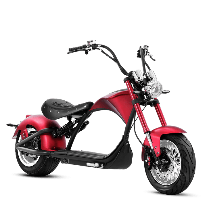 Eahora Emars M1P 60V 2000W Fat Tire Moped Scooter 37MPH Chopper Style Chopper Electric Scooters PURPLE 9
