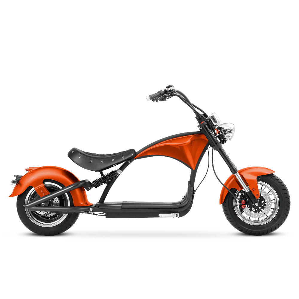 Eahora Emars M1P 60V 2000W Fat Tire Moped Scooter 37MPH Chopper Style Chopper Electric Scooters ORANG 21
