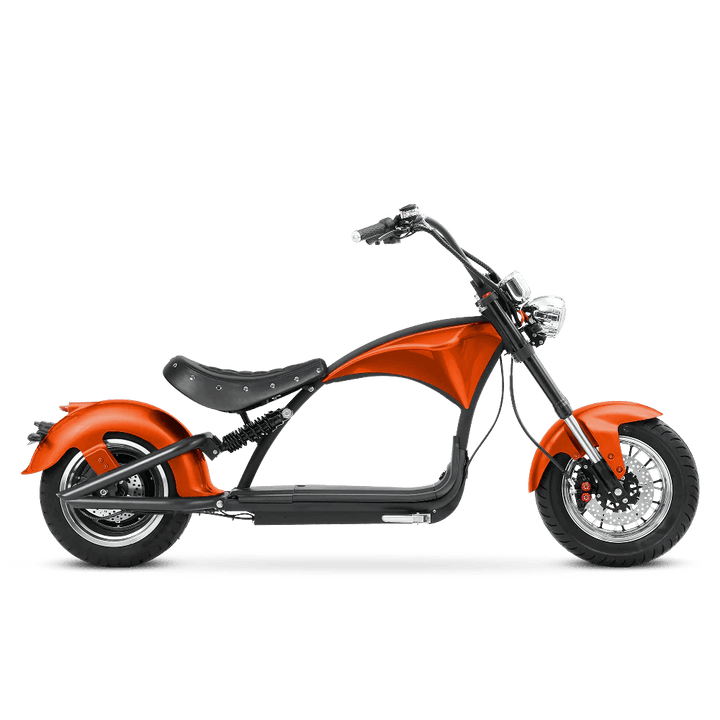 Eahora Emars M1P 60V 2000W Fat Tire Moped Scooter 37MPH Chopper Style Chopper Electric Scooters ORANG 21