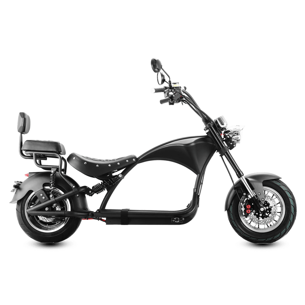 Eahora M1P Plus & Rear Seat-60V 3,000W 30Ah Eahora Electric Moped-Style Scooter Black 2