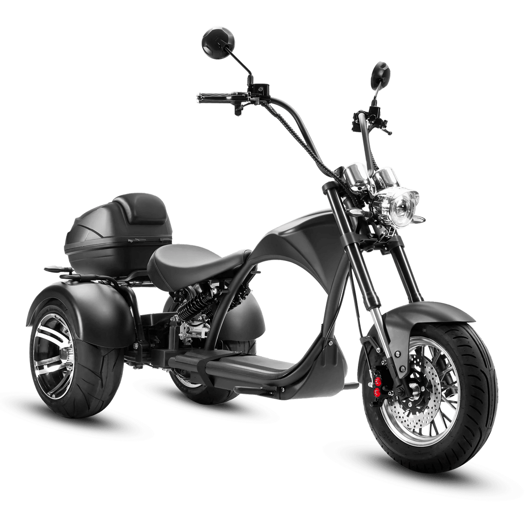 Eahora M1P Trike-60V 2,000W 30Ah Eahora Electric Trike Scooters Black 2