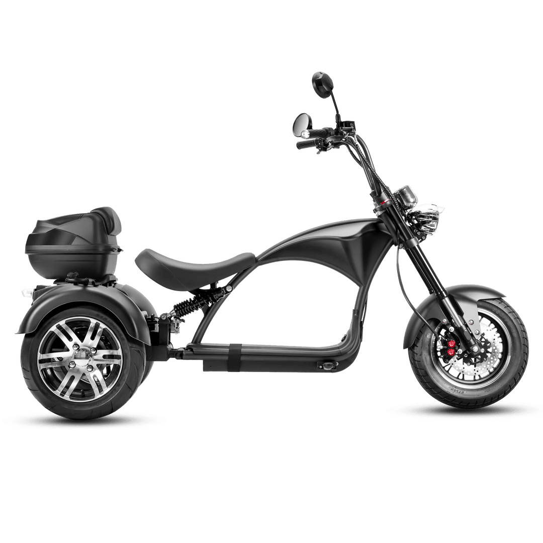 Eahora M1P Trike-60V 2,000W 30Ah Eahora Electric Trike Scooters Black 4