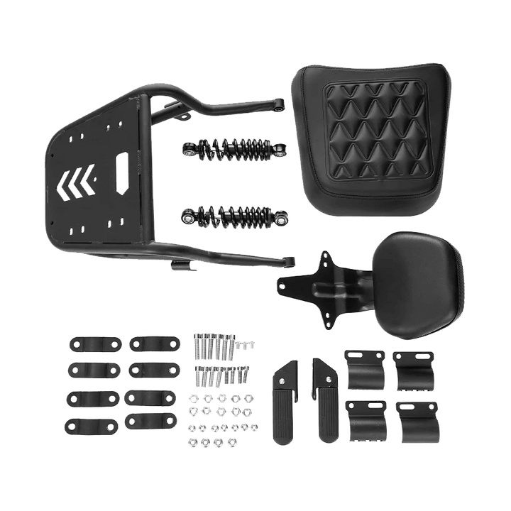 Eahora Tail Box + Rear Seat Bike Accessories Rear Seat Only 4