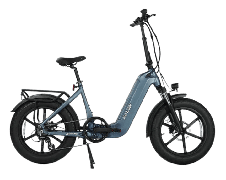 eJOE Young E-FLOW Folding Step-Thru Commuter E-Bike Folding Electric Bikes Red 6