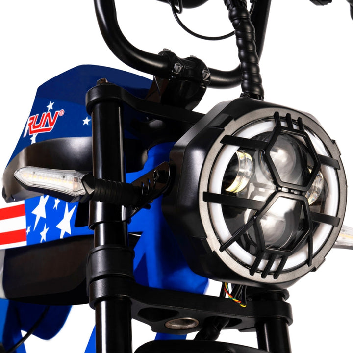 HappyRun G100 Electric Bike with 2000W Dual Battery 80-Mile Range