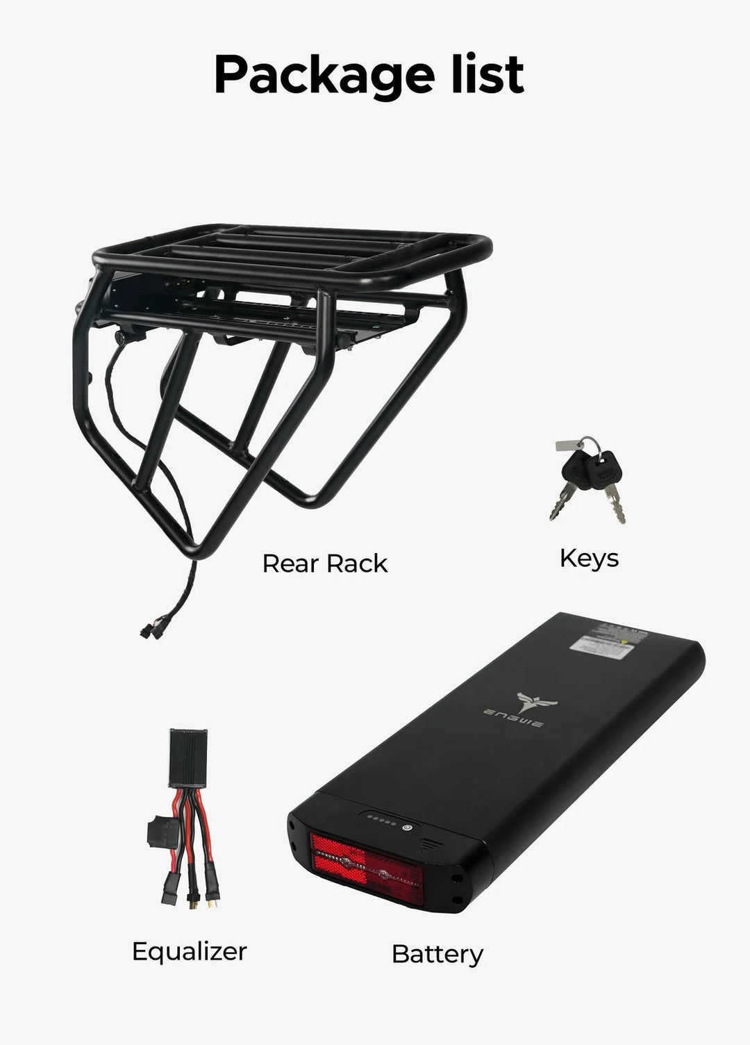 Engwe Engine Pro Rear Rack Battery Engwe Batteries 2