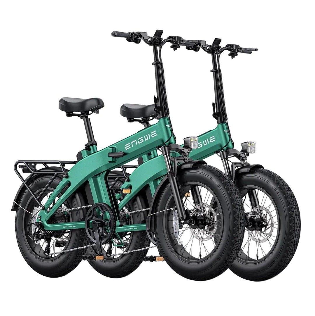 ENGWE EP-2 3.0 Foldable Commuter E-Bike Combo Folding Electric Bikes Forest Green 1