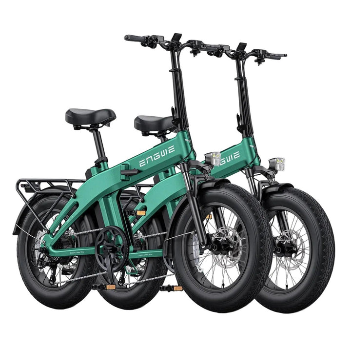 ENGWE EP-2 3.0 Foldable Commuter E-Bike Combo Folding Electric Bikes Forest Green 1