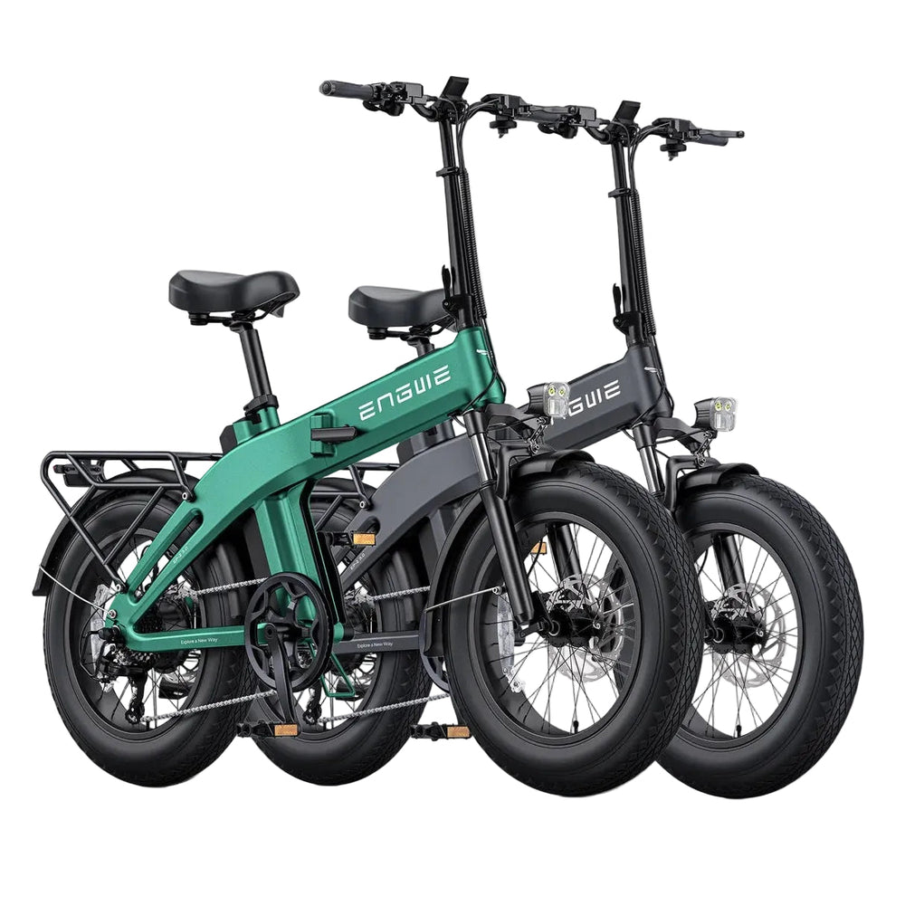 ENGWE EP-2 3.0 Foldable Commuter E-Bike Combo Folding Electric Bikes Forest Green/Black 2
