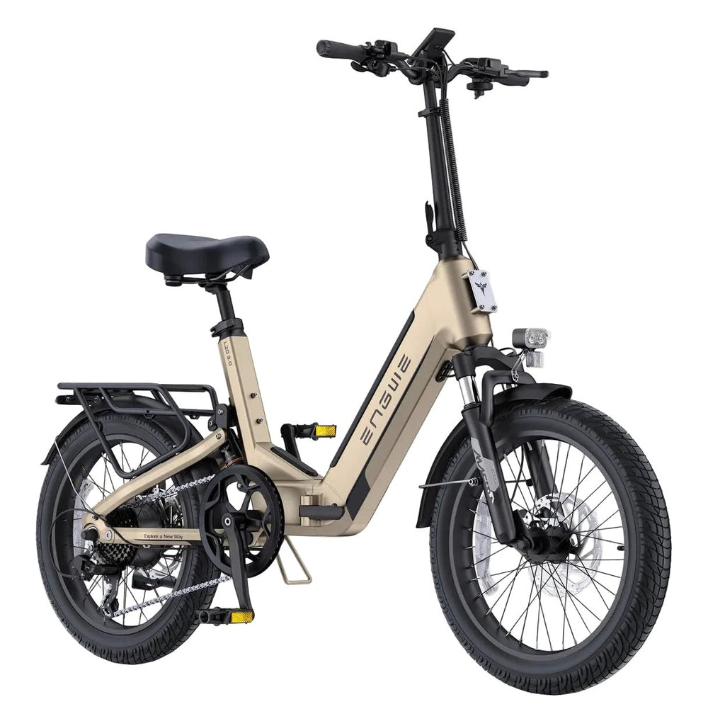 ENGWE L20 3.0| Full Suspension 720Wh Long-Range Utility E-Bike Step-Thru Electric Bikes Champagne 2