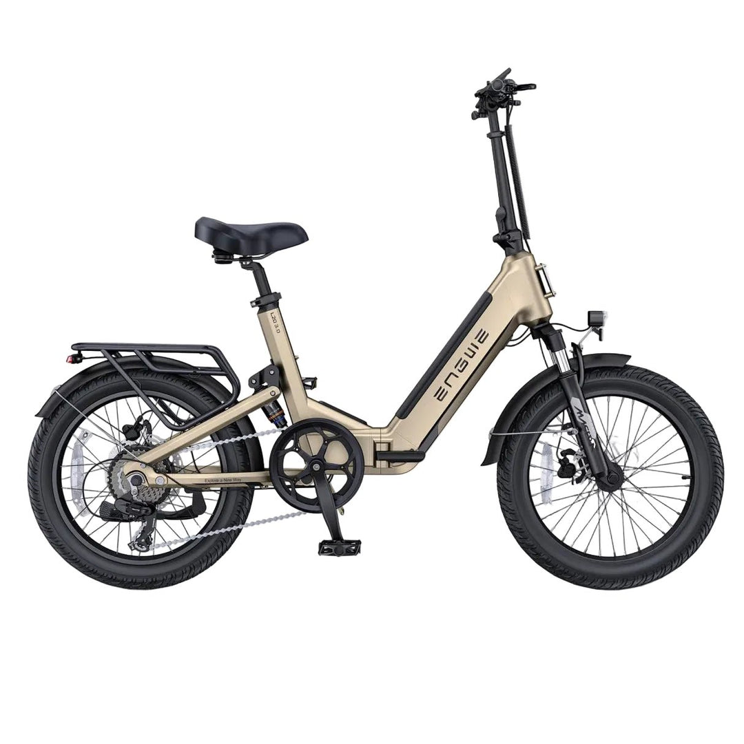 ENGWE L20 3.0| Full Suspension 720Wh Long-Range Utility E-Bike Step-Thru Electric Bikes Champagne 5