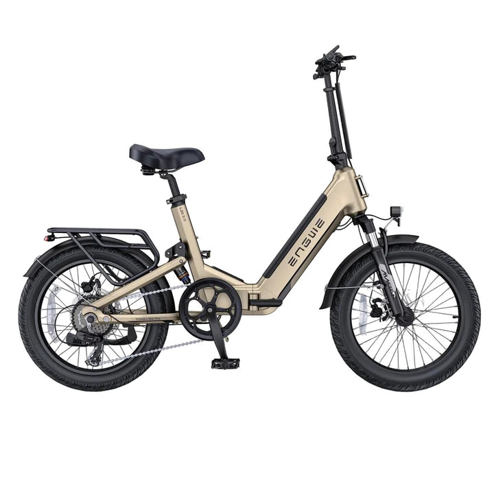 ENGWE L20 3.0| Full Suspension 720Wh Long-Range Utility E-Bike Step-Thru Electric Bikes Champagne 5