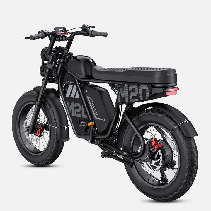 ENGWE M20 3.0| 3300W Moped-Style E-Bike- Combo Moped-Style Electric Bikes Single Battery/ Dual Batteries 9
