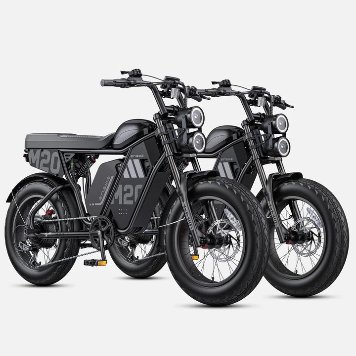 ENGWE M20 3.0| 3300W Moped-Style E-Bike- Combo Moped-Style Electric Bikes Single Battery/ Dual Batteries 3